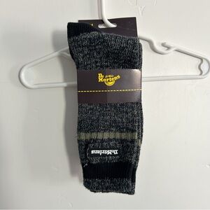 Dr. Martens Black and Gray Men's Socks